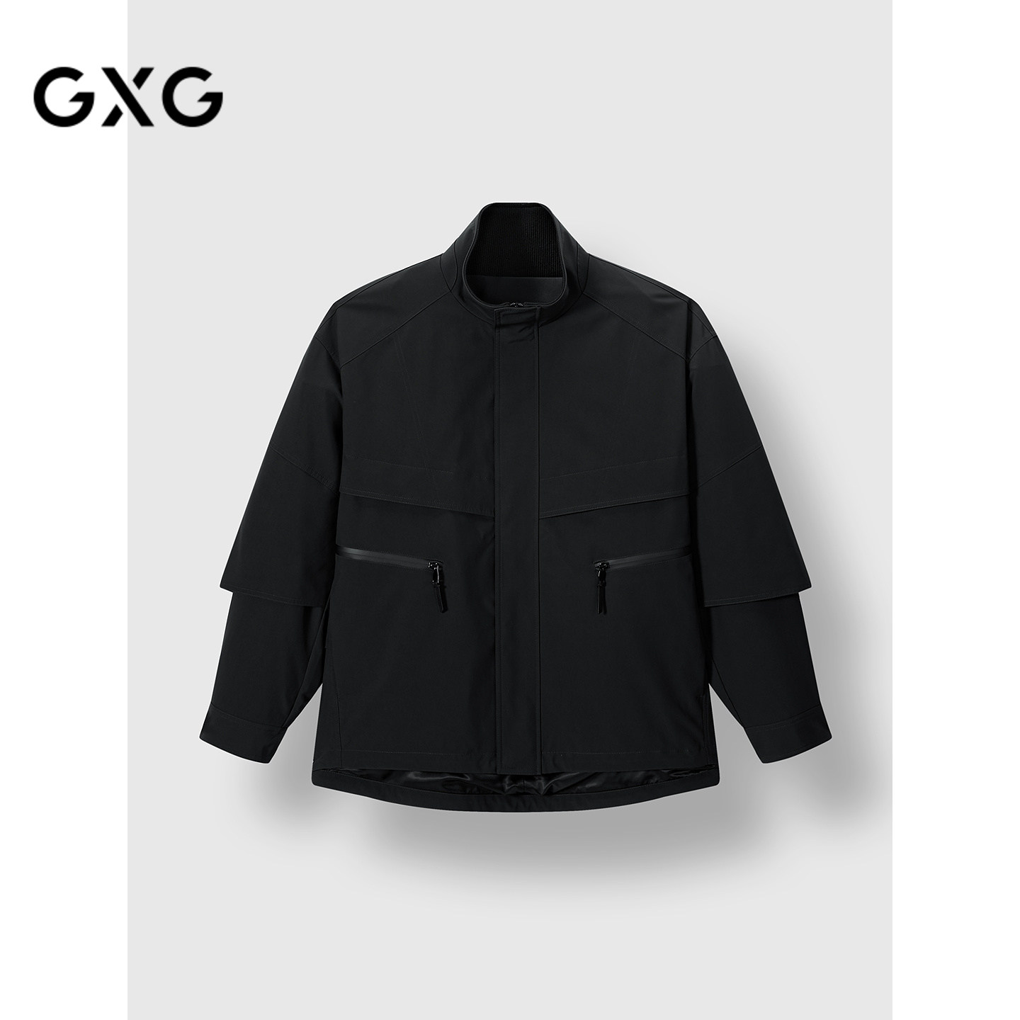 GXG男装 商场同款轻夹克立领防水外套  2025秋季新品G25X213068