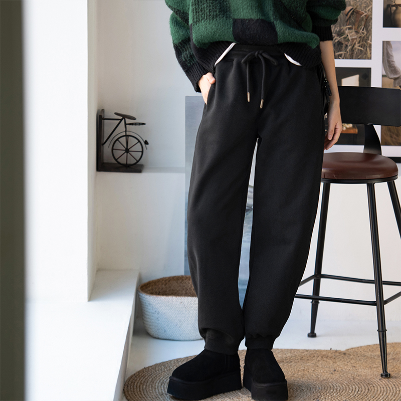 松紧腰宽松灯笼裤卫裤韩版百搭