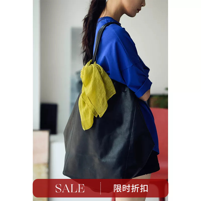 韩版洋气明黄色苎麻小方巾围巾