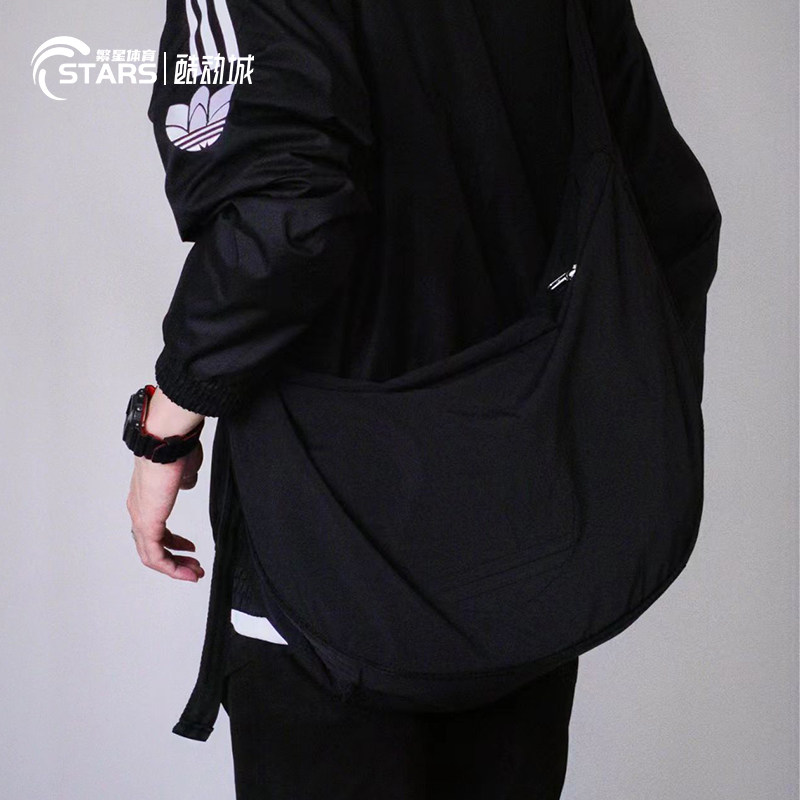 阿迪达斯三叶草单肩包女包斜挎包