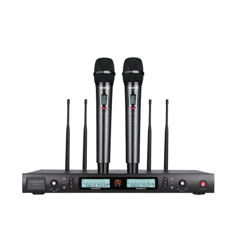 Takstar/得胜 TS-8807SH无线话筒手持式1拖2调频真分集舞台麦克风 - 封面