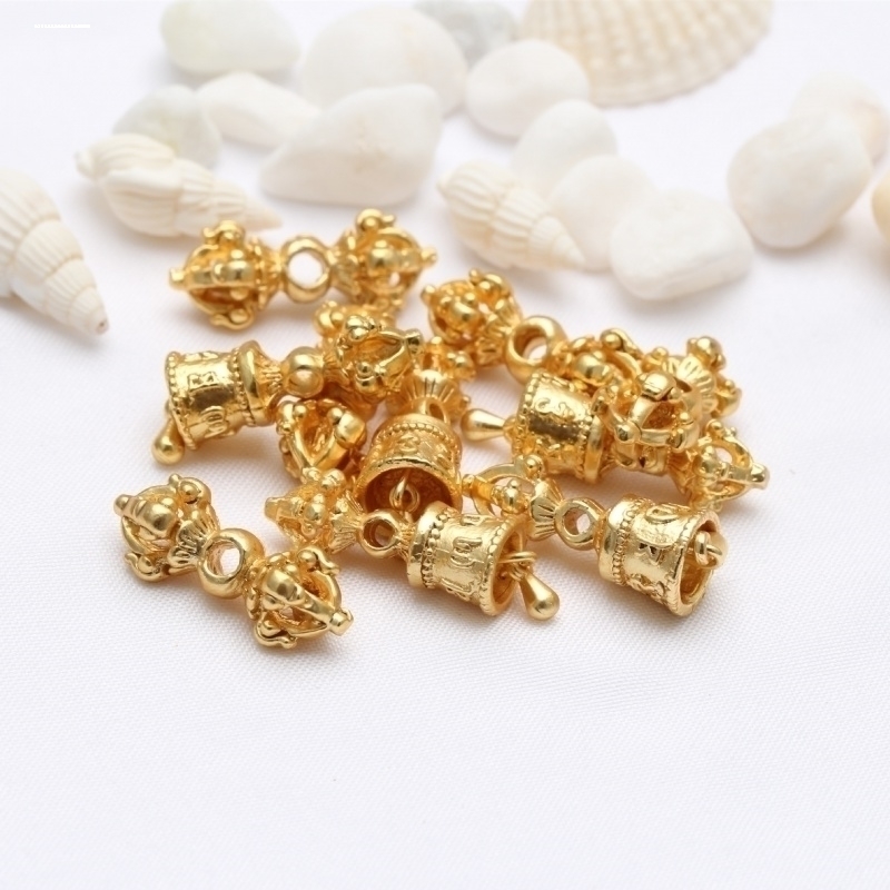 降魔杵铃diy桶珠绳子项链手链隔珠散珠饰品配件