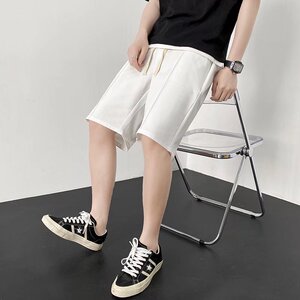 @港风 短裤男夏季薄大裤衩潮流纯色五分中裤宽松运动裤DK039-P30图片