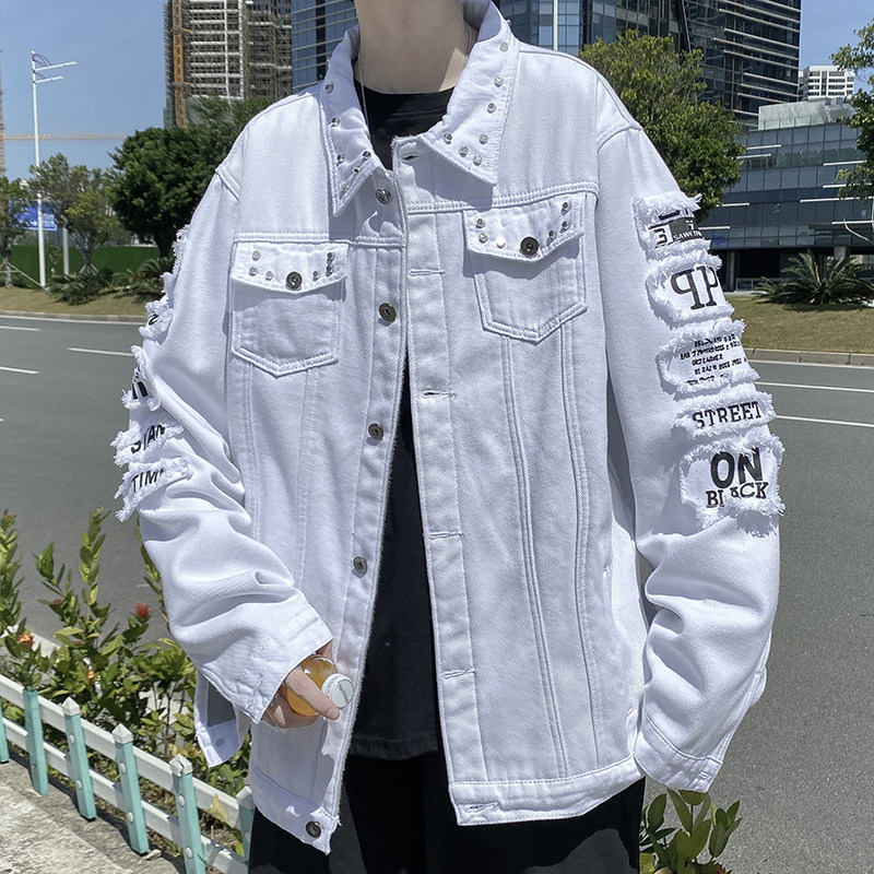 @港风加绒加厚工装牛仔夹克男秋冬外套JK308-P80,男装夹克,星座223（原229-2）