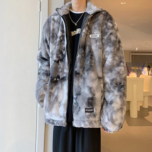 @港风  毛绒加厚棉衣男冬季ins潮流棉服 MY8001-P98图片