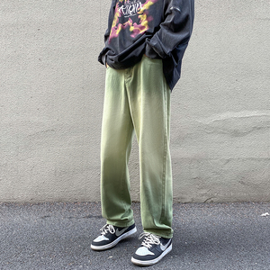美式复古牛仔裤男潮牌ins高街痞帅宽松直筒裤子 NZ388-P50图片