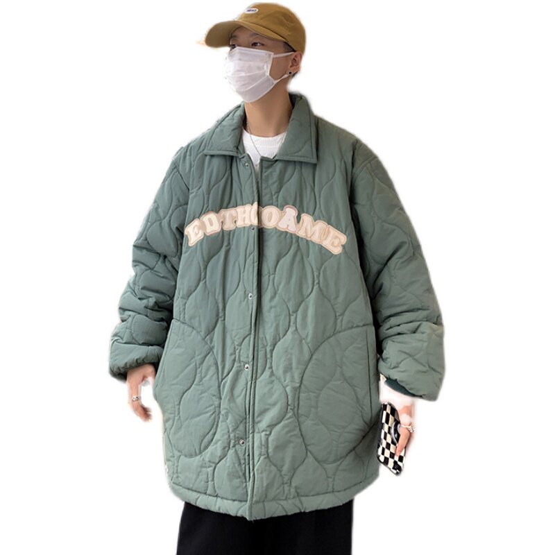 港风菱形冬季棉衣男字母印花保暖棉服ins潮流MY8000-P85,男装棉衣,星座223（原229-2）