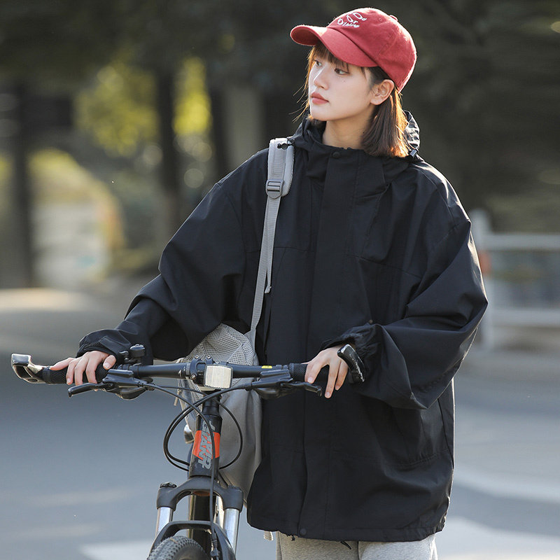 中性冲锋衣男女2025春户外森系夹克薄外套JK001-P55,男装夹克,星座223（原229-2）