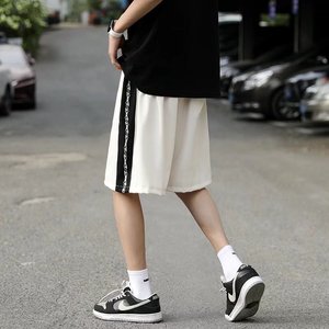 @港风 潮男沙滩裤夏季短裤拼色五分裤 DK066-P35图片