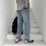 @港风青少年破洞牛仔裤韩版潮流潮男春夏季乞丐裤NZ236-P40，男装牛仔裤，星座223（原229-2）