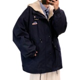 港风假两件连帽炸街宽松棒球服夹克开衫外套JK304-P65，男装夹克，星座223（原229-2）