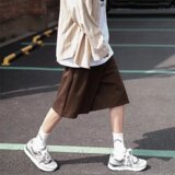 @港风夏季运动短裤男ins潮牌简约百搭宽松直筒五分裤DK072-P30，男装牛仔裤，星座223（原229-2）