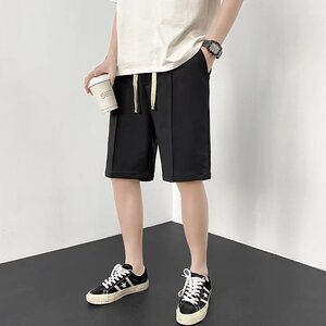 @港风 纯色运动短裤男韩版休闲五分裤卫裤薄款大裤衩DK039-P30图片