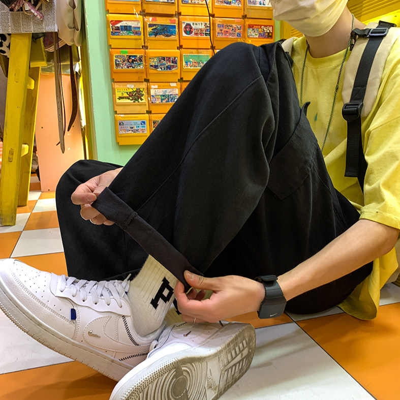 @港风2025夏季新款大口袋工装休闲裤男宽松直筒裤NZ262-P40,男装工装外套,星座223（原229-2）