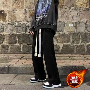 @港风 加绒加厚灯芯绒裤男阔腿直筒裤NZ208-P45图片