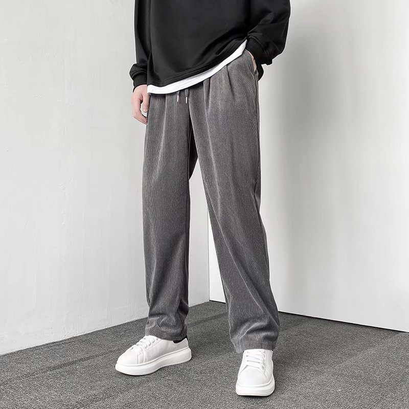 @港风灯芯绒直筒裤男韩版百搭秋冬休闲长裤NZ203-P48,男装休闲裤,星座223（原229-2）