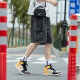 @日系大码M-5XL大口袋工装牛仔裤男大码直筒五分短裤DK038-P40，男装牛仔裤，星座223（原229-2）