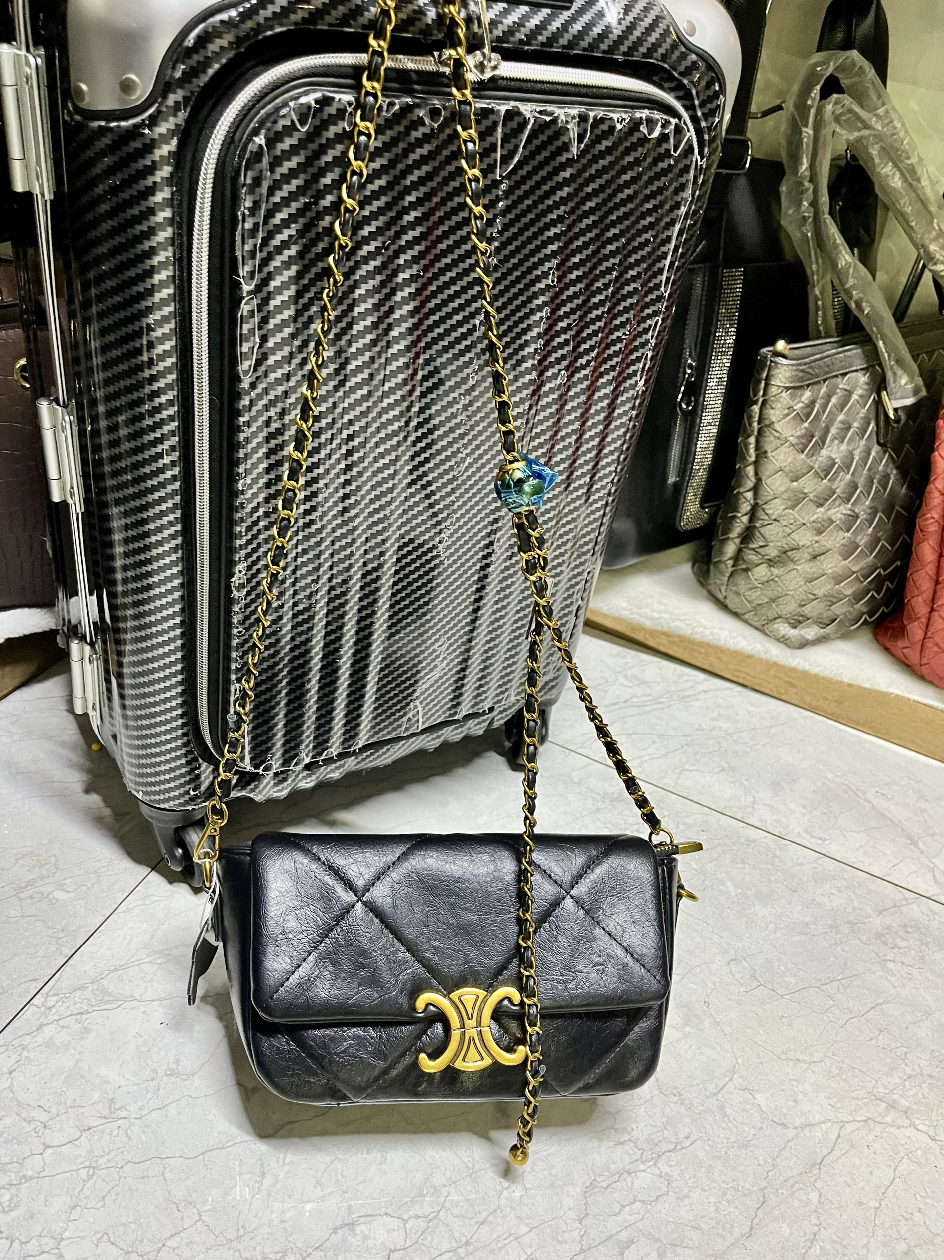 2025新款时尚通勤单肩包包包女链条百搭斜挎包托特大容量高级小包