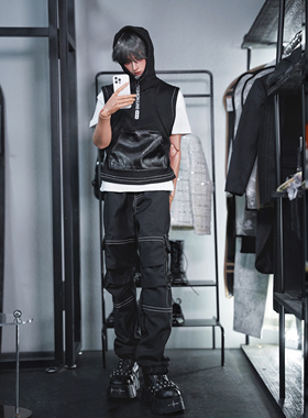 现货 Theone人型衣社  BJD娃衣 ID75叔娃衣休闲三件套T恤裤子背心