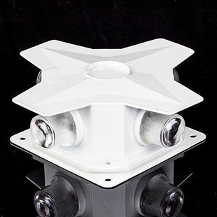 led十字星光灯4W12W5W15W户外防水外墙装饰壁灯景观照明点光源彩