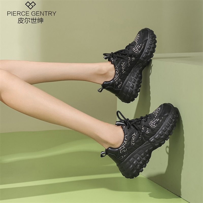 皮尔世绅运动鞋厚底增高轻老爹鞋