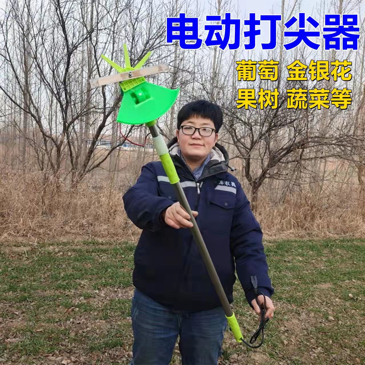 电动果树打尖机 葡萄打尖机 枣树打尖机掐尖器花椒树金银花打尖器 农机/农具/农膜 其它农用工具 原图主图