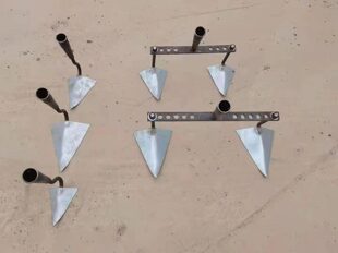 网红三角锄开沟犁开沟神器拉沟神器农具锄包开沟耘地多功能