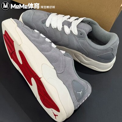 Nike耐克男鞋2025冬新品JORDAN复古翻毛皮水泥灰面包鞋IB3731-003