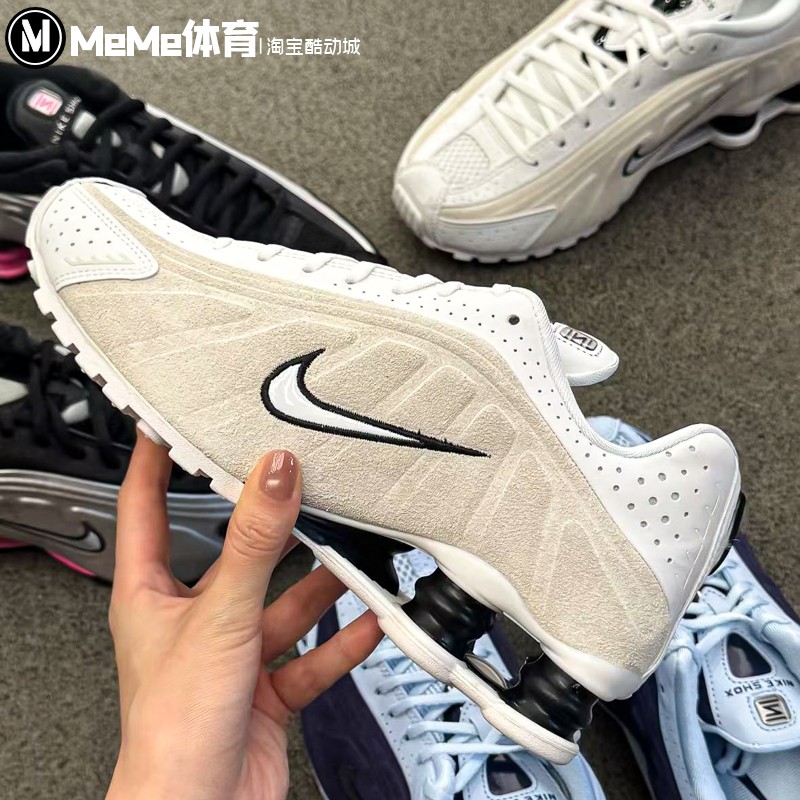 Nike耐克女鞋2025冬季新品SHOX R4复古缓震气柱运动鞋 HQ7739-100