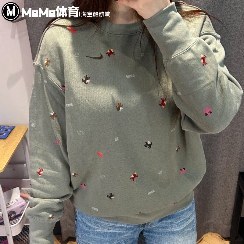 耐克2026马年限定新年款女子飞马图案休闲运动针织上衣IQ3825-276