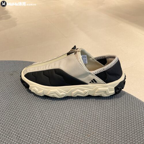 阿迪达斯男鞋2026秋款一脚蹬户外潮流懒人休闲鞋高尔夫球鞋KJ0339