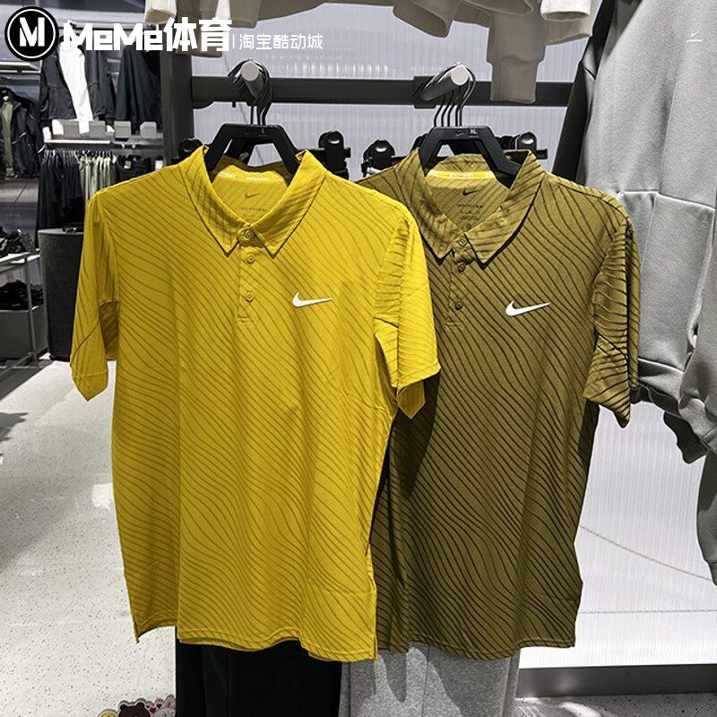 耐克男装速干网球翻领POLO衫短袖