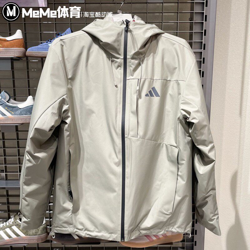 阿迪达斯男装2025冬季新品保暖三合一鸭绒内胆连帽夹克外套KQ5502,运动服/休闲服装,运动茄克/外套,淘宝优惠券,粉丝福利购,淘宝优惠卷