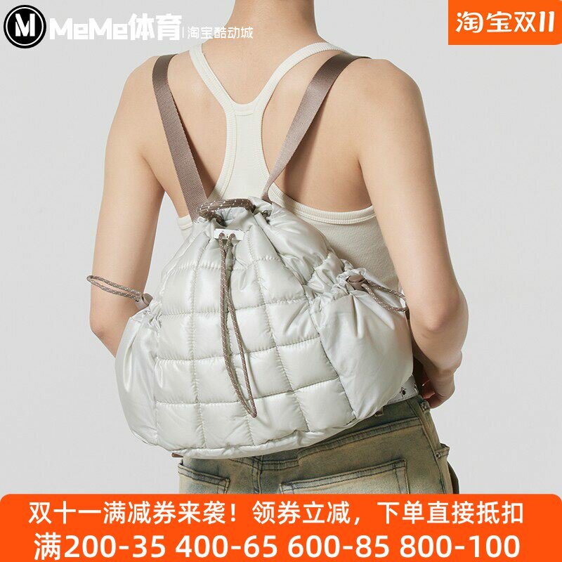 耐克男女包2025冬季新品高街小巧抽绳休闲运动双肩背包HQ6693-072