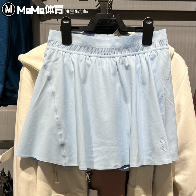 耐克女裙2025冬新品防走光速干轻盈网球运动半身裙短裙FZ6730-441