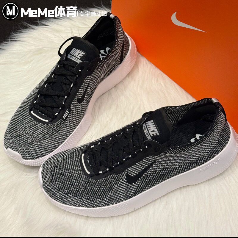 耐克男鞋2025秋季款Free Flyknit缓震轻便健身运动跑鞋HF1078-004