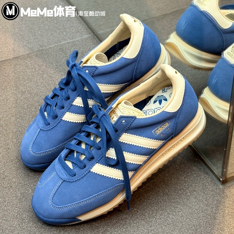 阿迪达斯三叶草男女鞋2026春季新品SL72经典复古休闲运动鞋JQ9824