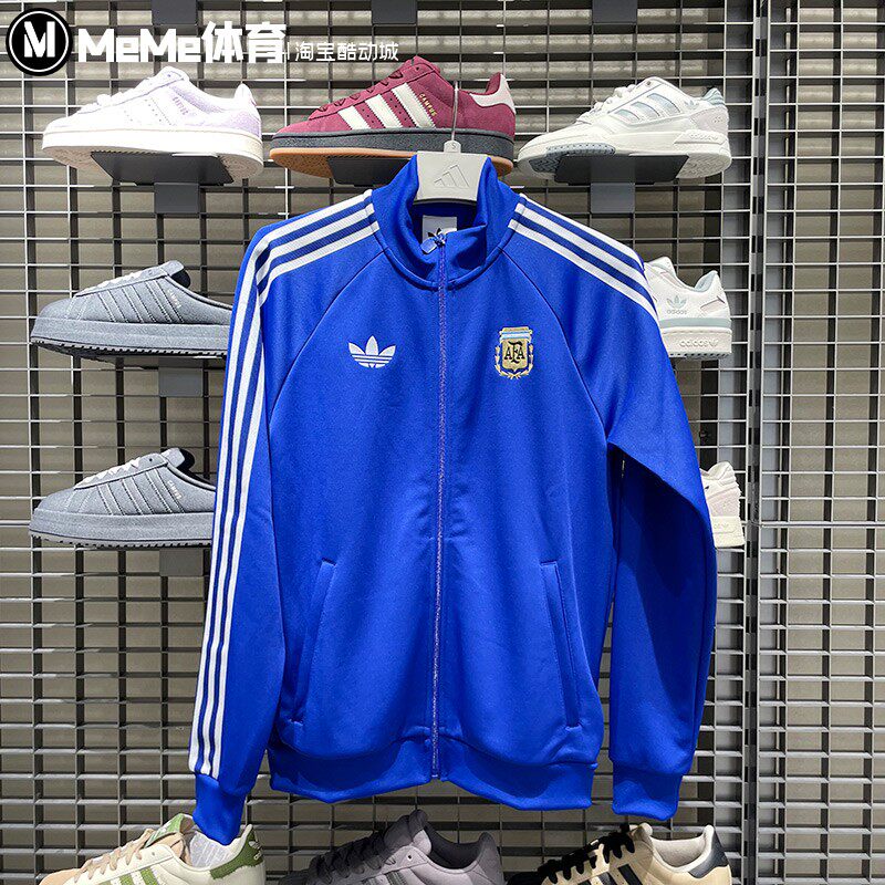 阿迪达斯三叶草2026夏季男装运动休闲经典百搭立领夹克外套JZ6305