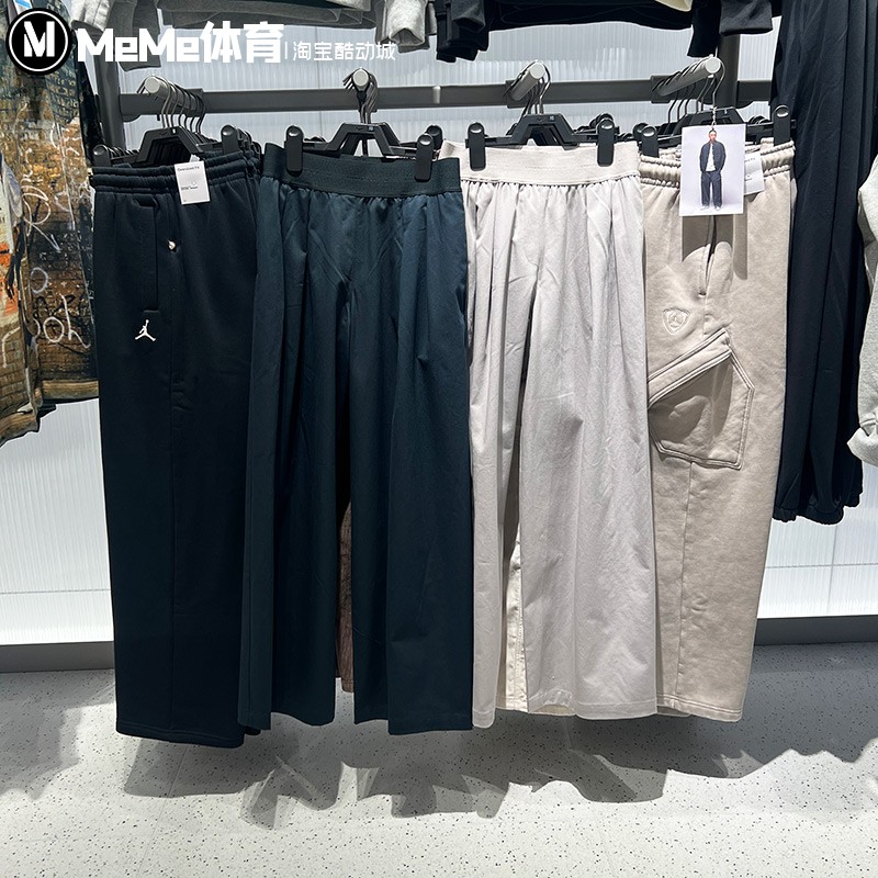 Nike耐克女裤2025冬季新品中腰直筒阔腿裤休闲长裤HV2079-010-009