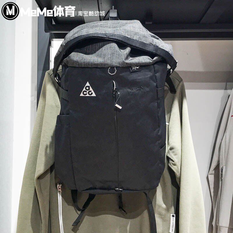 耐克男款2025新款大容量户外徒步登山运动休闲双肩背包DV4054-011