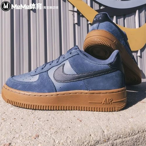 耐克Nike Air Force 1军舰蓝大童板鞋休闲鞋2025冬季款HV4760-400