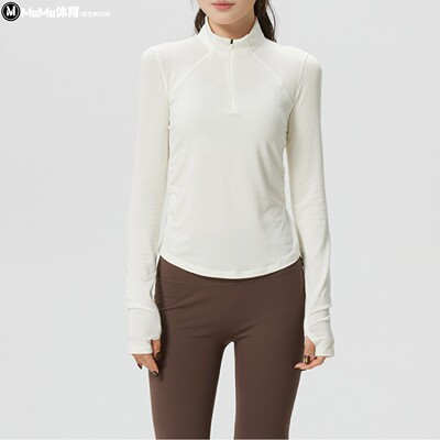 阿迪达斯女子上衣2026春季新品防静电短款修身运动长袖T恤 KH2642