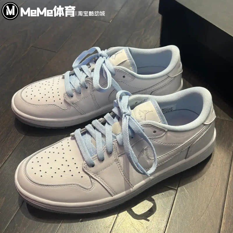 Nike耐克男鞋2026冬新品AJ1高尔夫缓震舒适小白鞋板鞋 DD9315-122