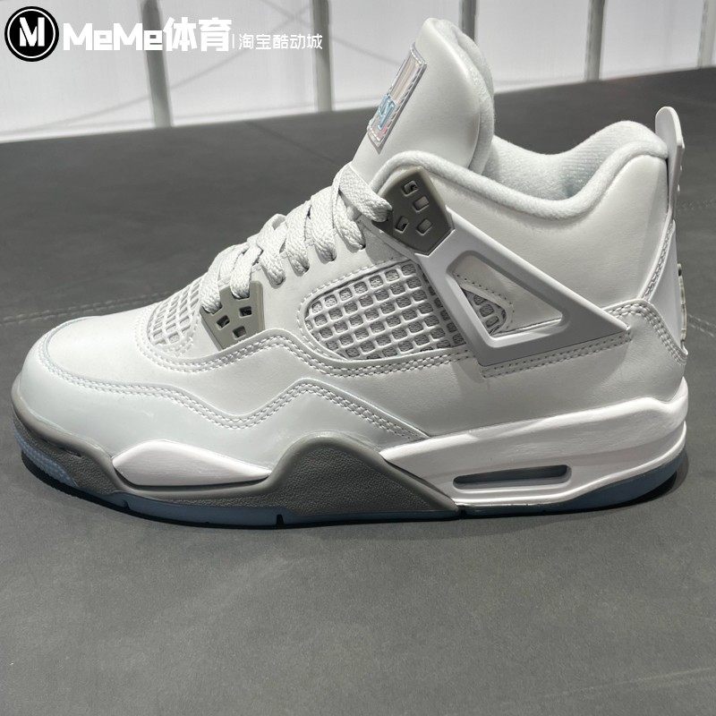 耐克大童鞋2025冬新品Air Jordan 4实战训练运动篮球鞋HV4401-014