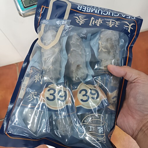 特价大连正宗产地野生即食海参开袋即食婚宴经济辽参不包邮6头/斤