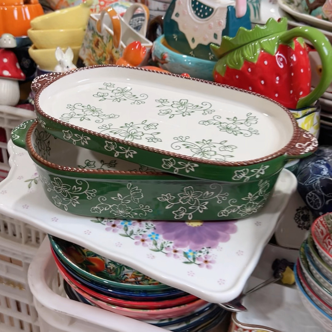 烤盘加鱼盘两件套,餐饮具,碗,淘宝优惠券,粉丝福利购,淘宝优惠卷