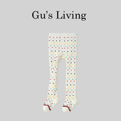 秋冬新款 袜外穿学生打底袜棉宝宝连体袜彩色白色无骨袜子 女童连裤