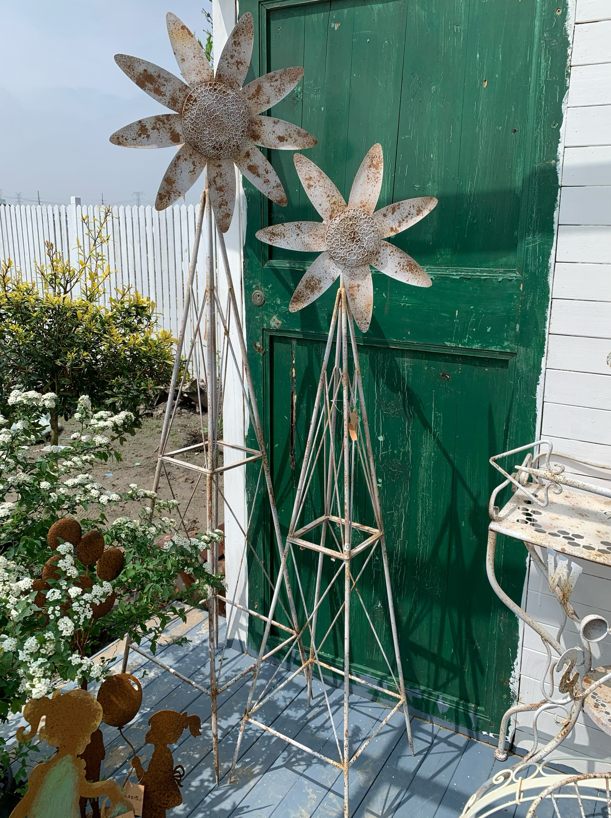 莫里斯花园 花园杂货风吹会转大风车植物爬藤架攀爬架