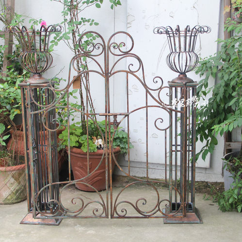 莫里斯花园 出口订单 花园杂货 庭院入户门别墅门对开花园门