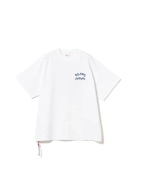 BEAMS JAPAN 25SS日系小红绳富士山鹰夏季新款纯棉短袖T恤半袖